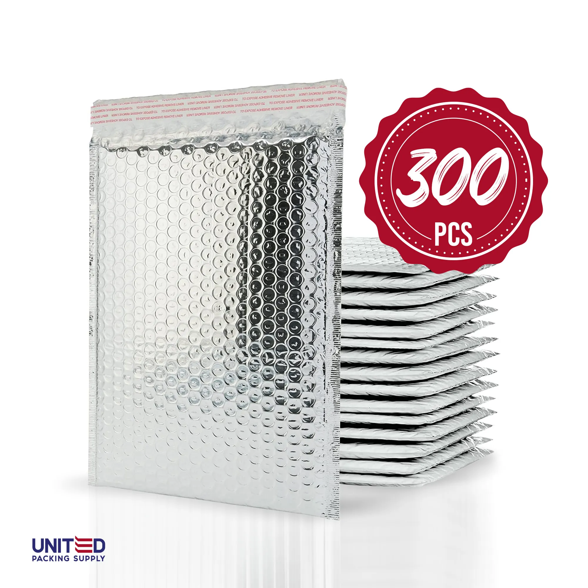 Metallic Bubble Mailers 4" × 7" (#000)